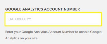 google analytics in squarespace