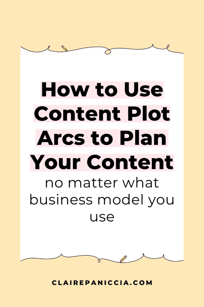 How to Use Content Plot Arcs to Plan Your Content - no matter what business model you use