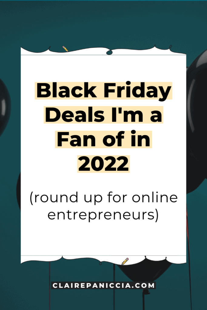 Black Friday Deals I'm a Fan of in 2022 (roundup post) 